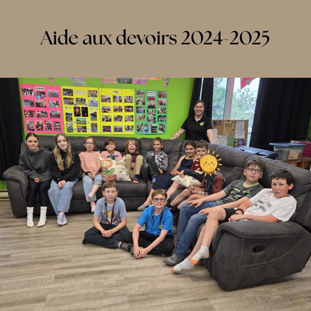 Aide aux devoirs 2024-2025